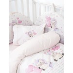 Σετ Σεντόνια Βρεφικά-Μπεμπέ Κούνιας (120x170) Βαμβακερά Nima Luni Uni