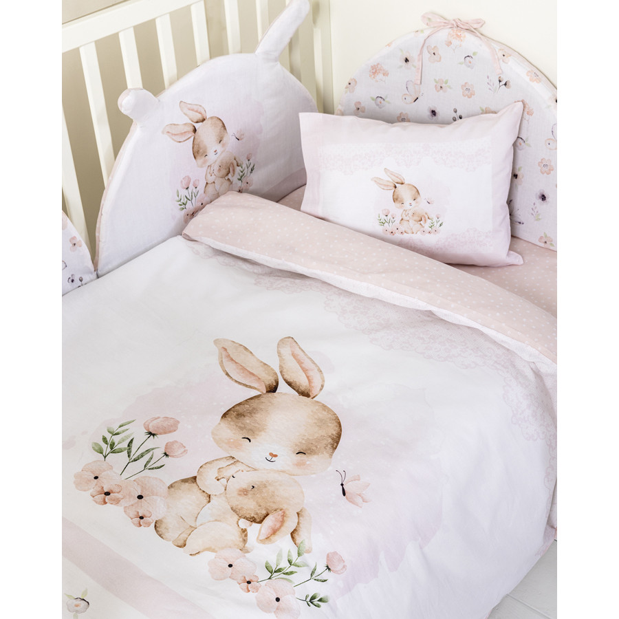 Σετ Σεντόνια Βρεφικά-Μπεμπέ Κούνιας (120x170) Βαμβακερά Nima Sweet Baby