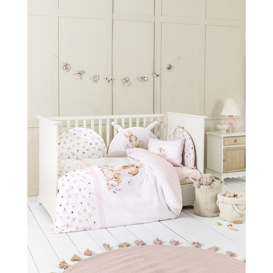 Σετ Σεντόνια Βρεφικά-Μπεμπέ Κούνιας (120x170) Βαμβακερά Nima Sweet Baby