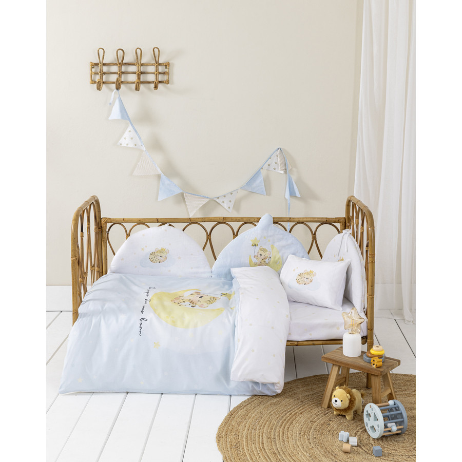 Σετ Σεντόνια Βρεφικά-Μπεμπέ Κούνιας (120x170) Βαμβακερά Nima Tiggy