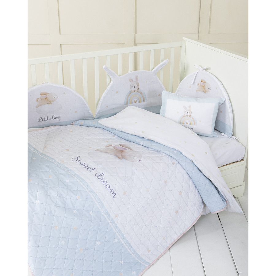 Κουβερλί Βρεφικό-Μπεμπέ Κούνιας (120x170) Μικροίνες Nima Bobo