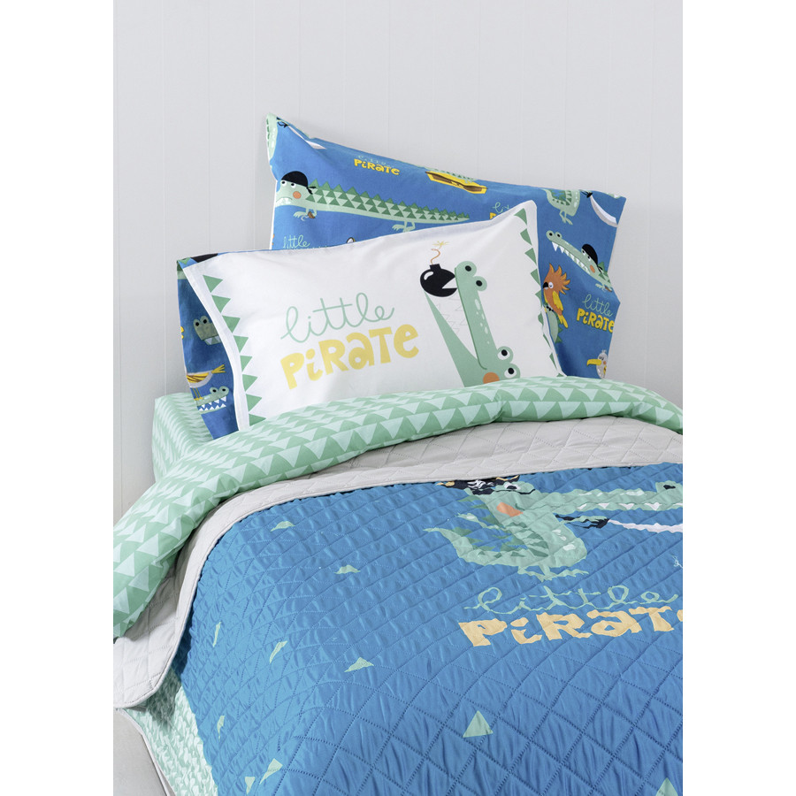 Κουβερλί Μονό Παιδικό (160x220) Microfiber Nima Little Pirate