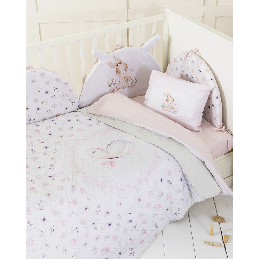 Κουβερλί Βρεφικό-Μπεμπέ Κούνιας (120x170) Μικροίνες Nima Loulou