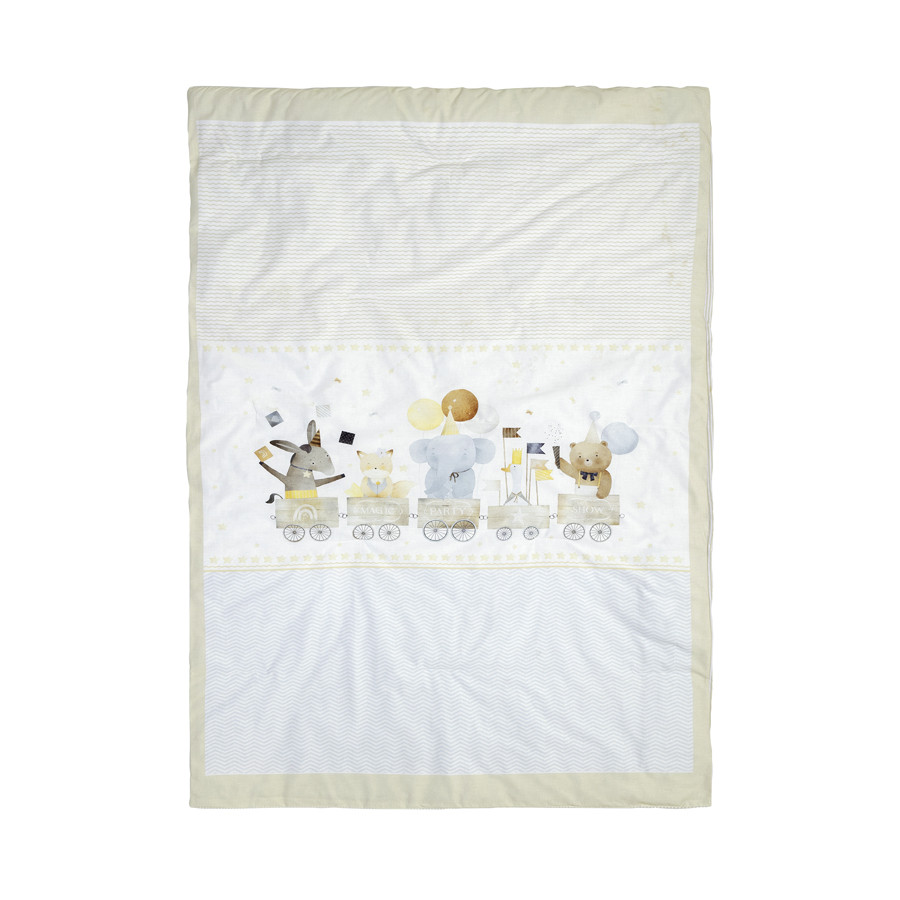 Κουβερλί Βρεφικό-Μπεμπέ Κούνιας (100x140) Βαμβακερό Nima Magic Party