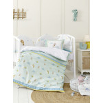 Κουβερλί Βρεφικό-Μπεμπέ Κούνιας (100x140) Βαμβακερό Nima Sea Love
