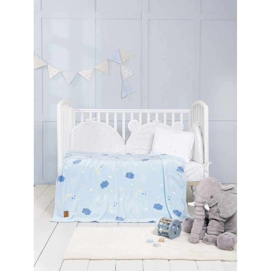 Κουβέρτα Βρεφική-Μπεμπέ Λίκνου (80x110) Flannel Nima Dumbo