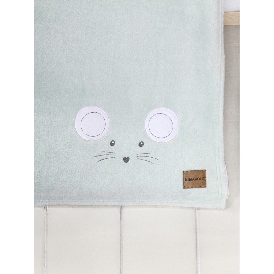 Κουβέρτα Βρεφική-Μπεμπέ Κούνιας (110x150) Coral Fleece Nima Mouse