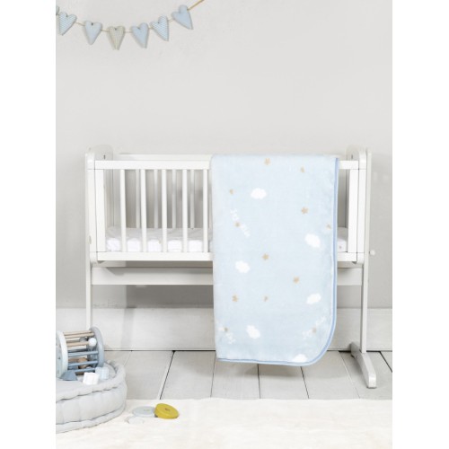 Κουβέρτα Βρεφική-Μπεμπέ Λίκνου-Αγκαλιάς (80x110) Βελουτέ Nima Joy Ride