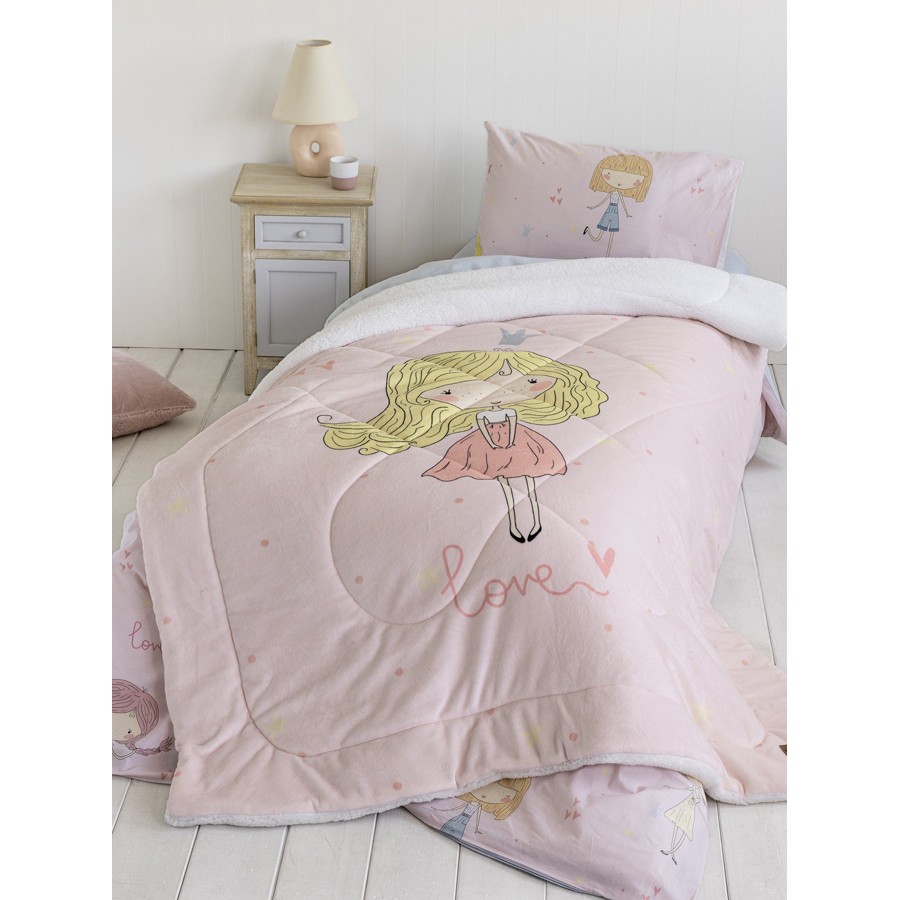 Κουβερτοπάπλωμα Μονό (160x220) Παιδικό Nima Lovely Κουβερτοπάπλωμα Μονό (160x220) Παιδικό Nima Lovely