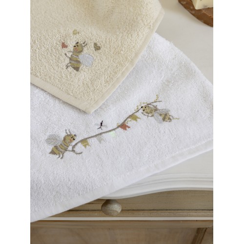 Σετ Πετσέτες-Λαβέτες 2 τεμαχίων Βρεφικές (30x30) Nima Honey