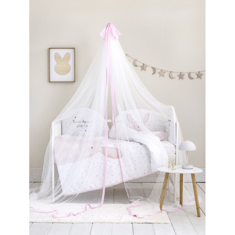 Κουνουπιέρα Βρεφική (240x600) Nima Nappy soft pink