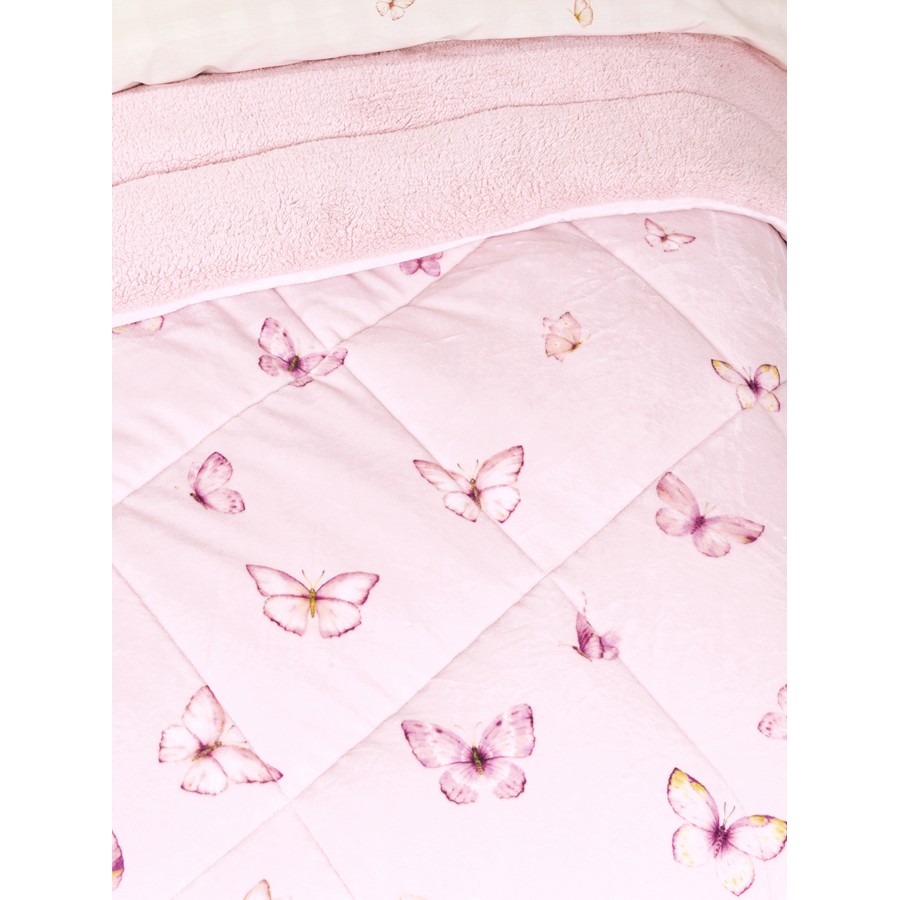 Κουβερτοπάπλωμα Μονό (160x220) με πεταλούδες Nima Bettina