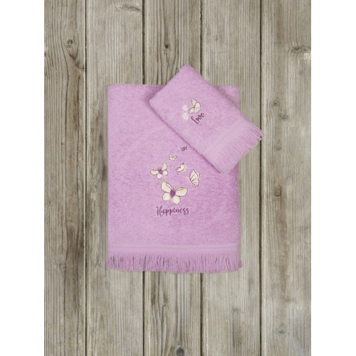 Σετ Πετσέτες 2 τεμαχίων (Χειρός|Λουτρού) Βαμβακερές Nima Bettina