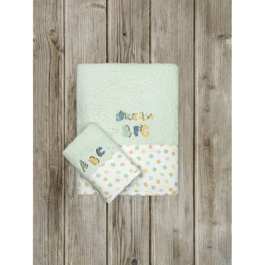 Σετ Πετσέτες 2 τεμαχίων Παιδικές (Χειρός|Λουτρού) Βαμβακερές Nima Dream Big Σετ Πετσέτες 2 τεμαχίων Παιδικές (Χειρός|Λουτρού) Βαμβακερές Nima Dream Big