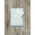 Σετ Πετσέτες 2 τεμαχίων Παιδικές (Χειρός|Λουτρού) Βαμβακερές Nima Happy Place