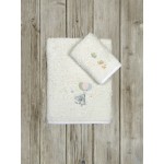Σετ Πετσέτες 2 τεμαχίων Παιδικές-Βρεφικές (Χειρός|Λουτρού) Nima Jouer