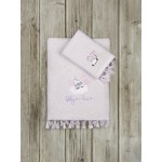 Σετ Πετσέτες 2 τεμαχίων Παιδικές-Βρεφικές (Χειρός|Λουτρού) Nima Luni Uni