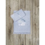 Σετ Πετσέτες 2 τεμαχίων Παιδικές (Χειρός|Λουτρού) Βαμβακερές Nima Roar