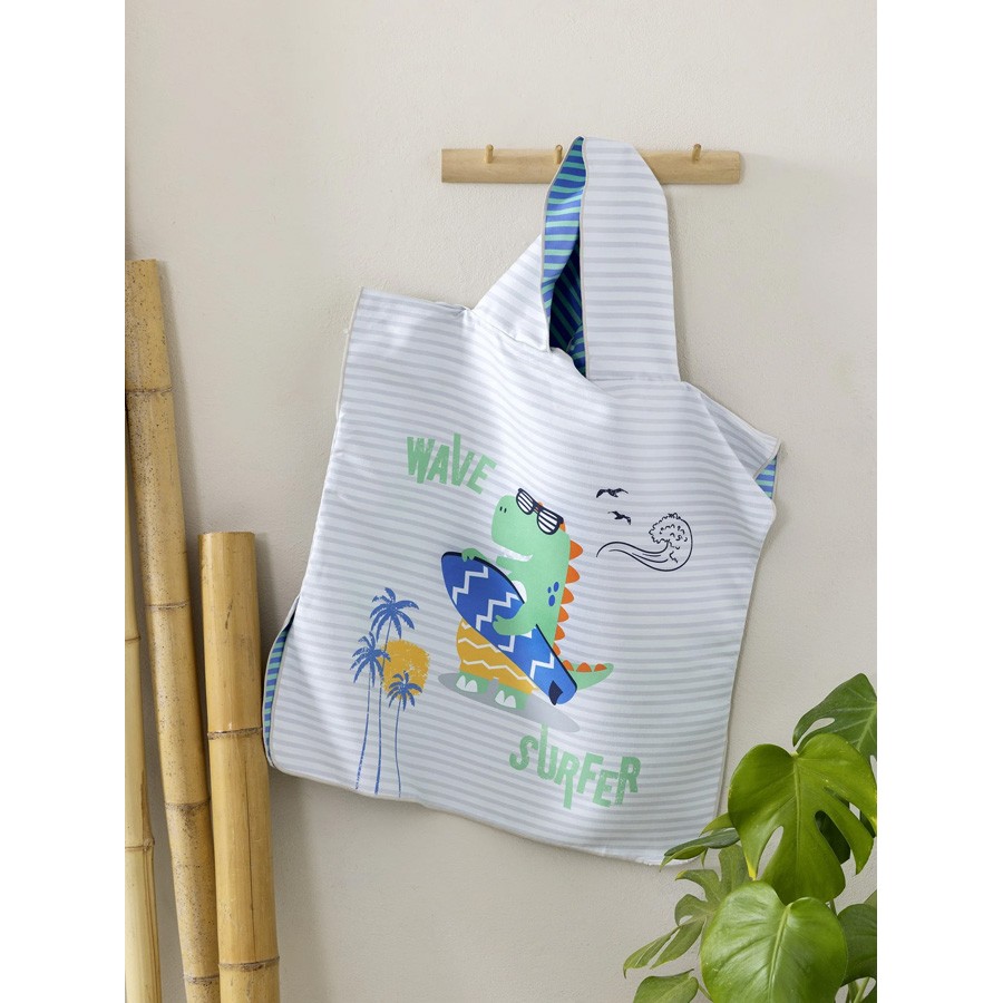 Παιδικό πόντσο θαλάσσης (No 5-8) με κουκούλα Nima Surf