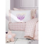 Σετ Παπλωματοθήκη Μονή (160x240) Βαμβακερή Nima Bettina