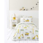 Σετ Παπλωματοθήκη Παιδική Μονή (160x240) Βαμβακερή Nima Big Truck