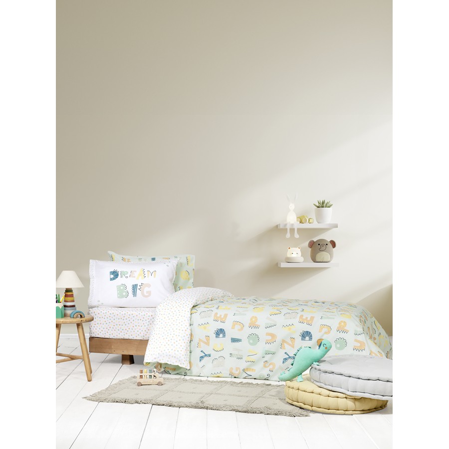 Σετ Παπλωματοθήκη Παιδική Μονή (160x240) Βαμβακερή Nima Dream Big Σετ Παπλωματοθήκη Παιδική Μονή (160x240) Βαμβακερή Nima Dream Big