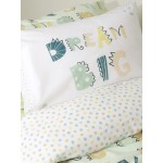 Σετ Μαξιλαροθήκες Παιδικές (52x72) Βαμβακερές Nima Dream Big