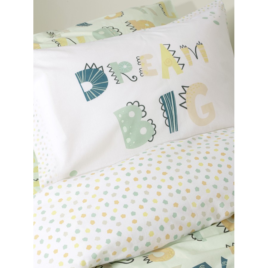 Σετ Παπλωματοθήκη Παιδική Μονή (160x240) Βαμβακερή Nima Dream Big Σετ Παπλωματοθήκη Παιδική Μονή (160x240) Βαμβακερή Nima Dream Big