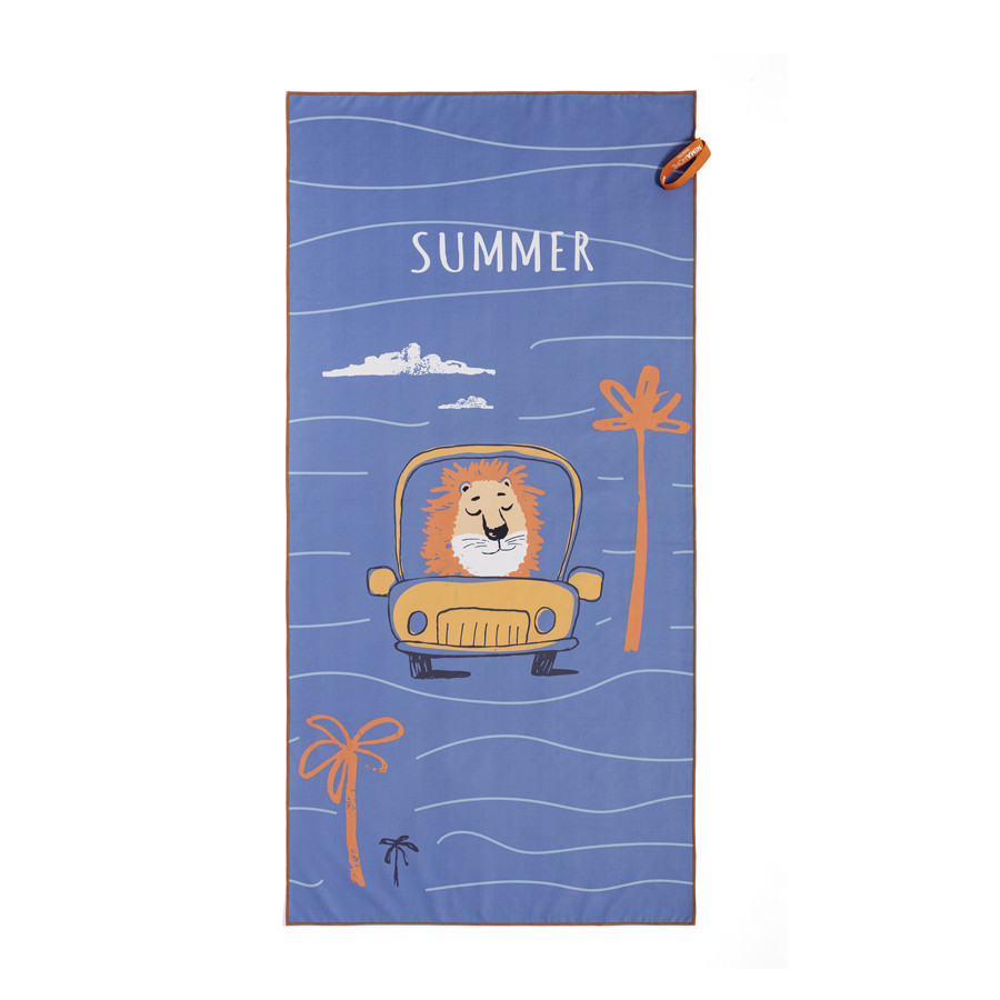 Πετσέτα Θαλάσσης Παιδική (70x140) Διπλής Όψης Nima Lion Trip