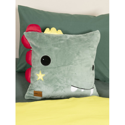 Μαξιλαροθήκη Παιδική Διακοσμητική (45x45) Flannel Nima Crocodino