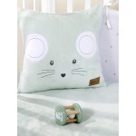 Διακοσμητική Μαξιλαροθήκη Βρεφική-Μπεμπέ Κούνιας (40x40) Coral Fleece Nima Mouse