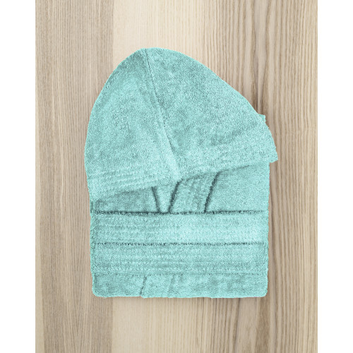 Μπουρνούζι Παιδικό (Νο 14χρ.) με Κουκούλα Nima Wizard Aqua Dream