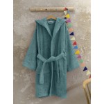 Μπουρνούζι Παιδικό (Νο 8χρ.) με Κουκούλα Nima Wizard Jungle Green