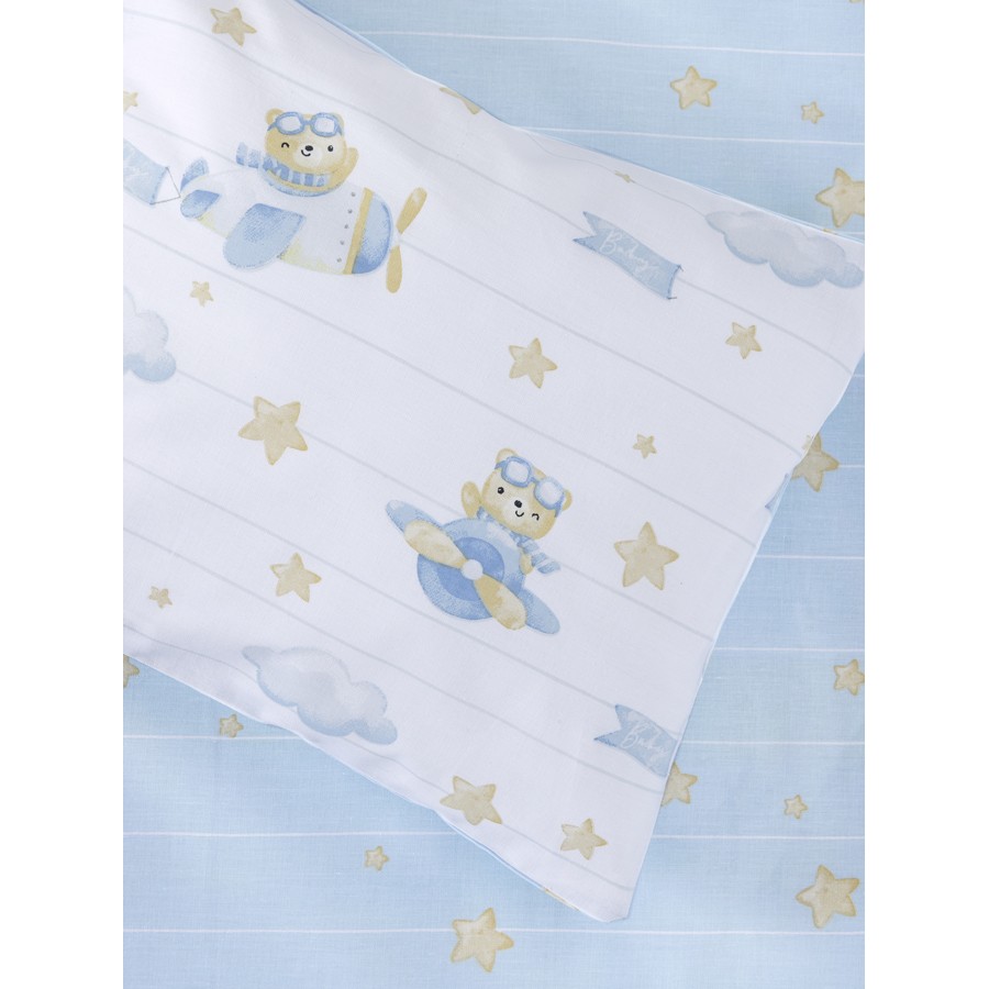 Σετ Σεντόνια Βρεφικά-Μπεμπέ Κούνιας (120x160) Βαμβακερά Kocoon Beary