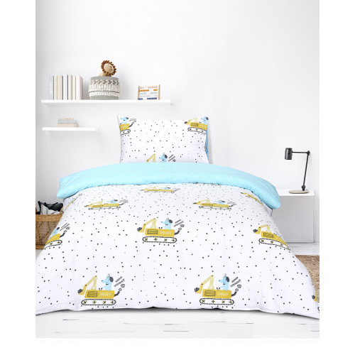 Κουβερλί Παιδικό Μονό (160x240) 2 όψεων Βαμβακερό Kocoon Diggy