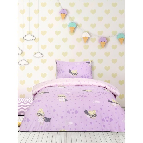 Σετ Σεντόνια Παιδικά Μονά (160x260) Βαμβακερά Kocoon Little Hero