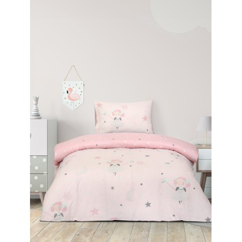 Σετ Παπλωματοθήκη Μονή Παιδική (165x245) Βαμβακερή Kocoon Snowbelle