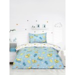 Πάπλωμα Παιδικό Μονό (170x250) 2 όψεων Βαμβακερό Kocoon Super