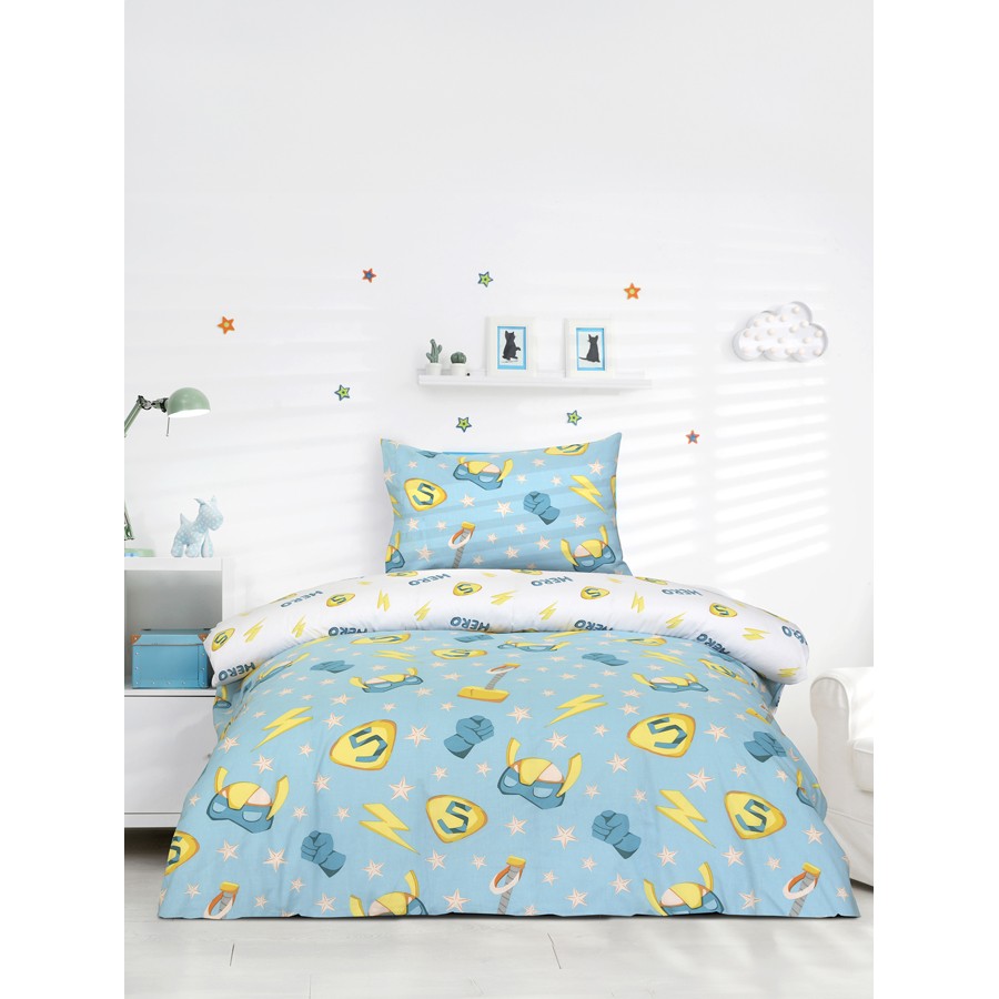 Σετ Σεντόνια Παιδικά Μονά (160x260) Βαμβακερά Kocoon Super