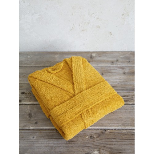 Μπουρνούζι (Small) Βαμβακερό Με Κουκούλα Kocoon Molle Gold