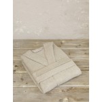 Μπουρνούζι (Large) Βαμβακερό Με Κουκούλα Kocoon Molle Dark Oat Beige