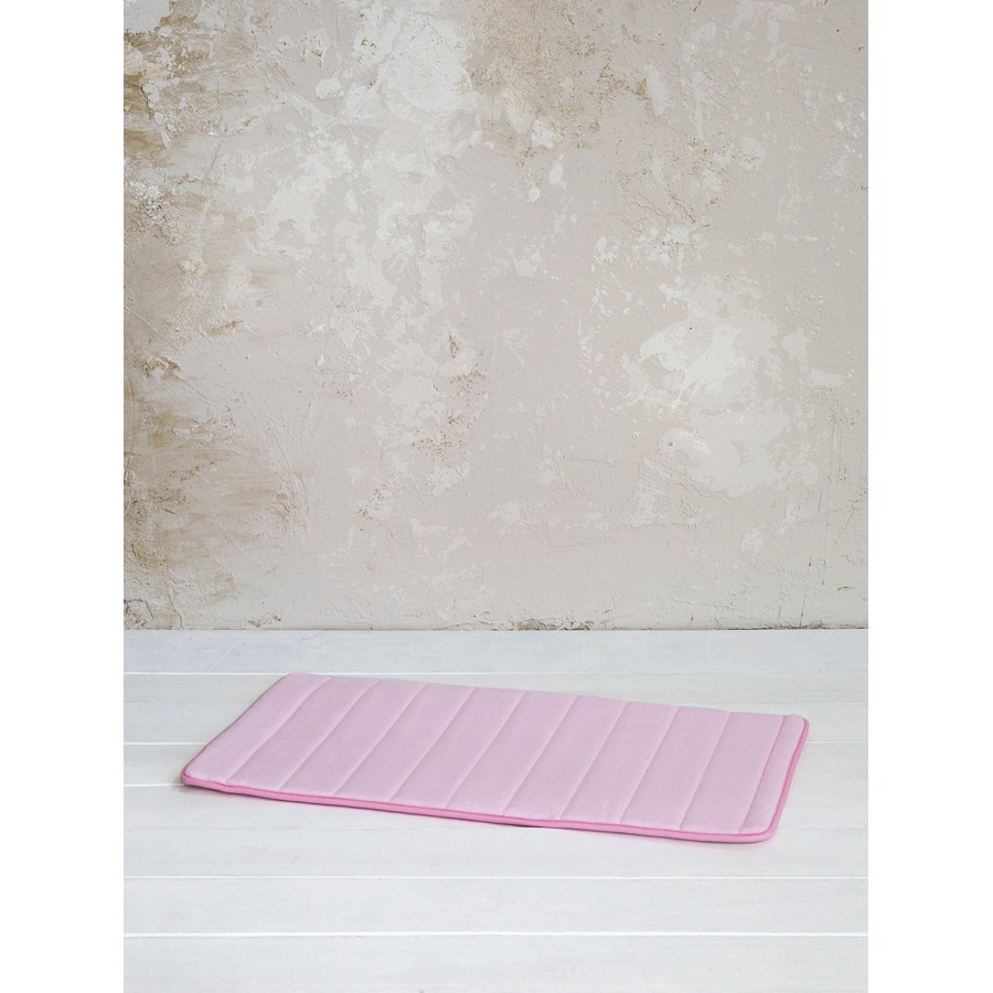 Πατάκι Μπάνιου (50x80) Polyester Memory Foam Kocoon Soft Pink
