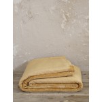 Ριχτάρι για Τριθέσιο Καναπέ (180x300) Fleece Jaquard Μονόχρωμο Kocoon Cosy Beige