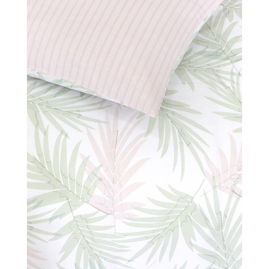 Σετ Σεντόνια Μονά (170x260) Τρόπικαλ Βαμβακερά Kocoon Palme