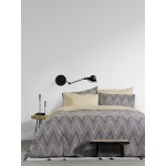 Σετ Παπλωματοθήκη Μονή (165x245) 2 όψεων με Μαξιλαροθήκη Βαμβακερή Kocoon Blend