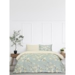 Σετ Σεντόνια Υπέρδιπλα (240x270) Με Λάστιχο Φλοράλ Βαμβακερά Kocoon Clementine