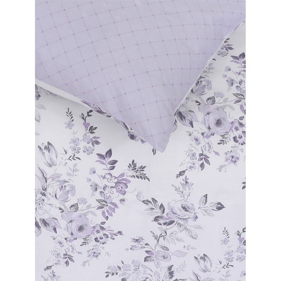 Σετ Σεντόνια Μονά (170x260) Φλοράλ Βαμβακερά Kocoon Garden View