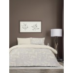 Σετ Σεντόνια Μονά (160x270) με Λάστιχο, Φλοράλ Βαμβακερά Koccon Melody