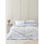 Κουβερλί Μονό (160x240) Floral Εμπριμέ Microfiber Nima Belleza