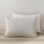 Μαξιλαροθήκες Ζεύγος Καπιτονέ (52x72) Μονόχρωμες Nima Orion Sand Beige-Light Beige